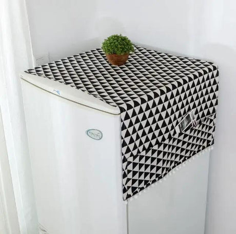 Cotton Fridge & Washing Machine Dust Cover Home Accessories Washer & Dryer Accessories
