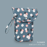 Waterproof Floral Diaper Pouch Baby Accessories Diaper Bag Organizers