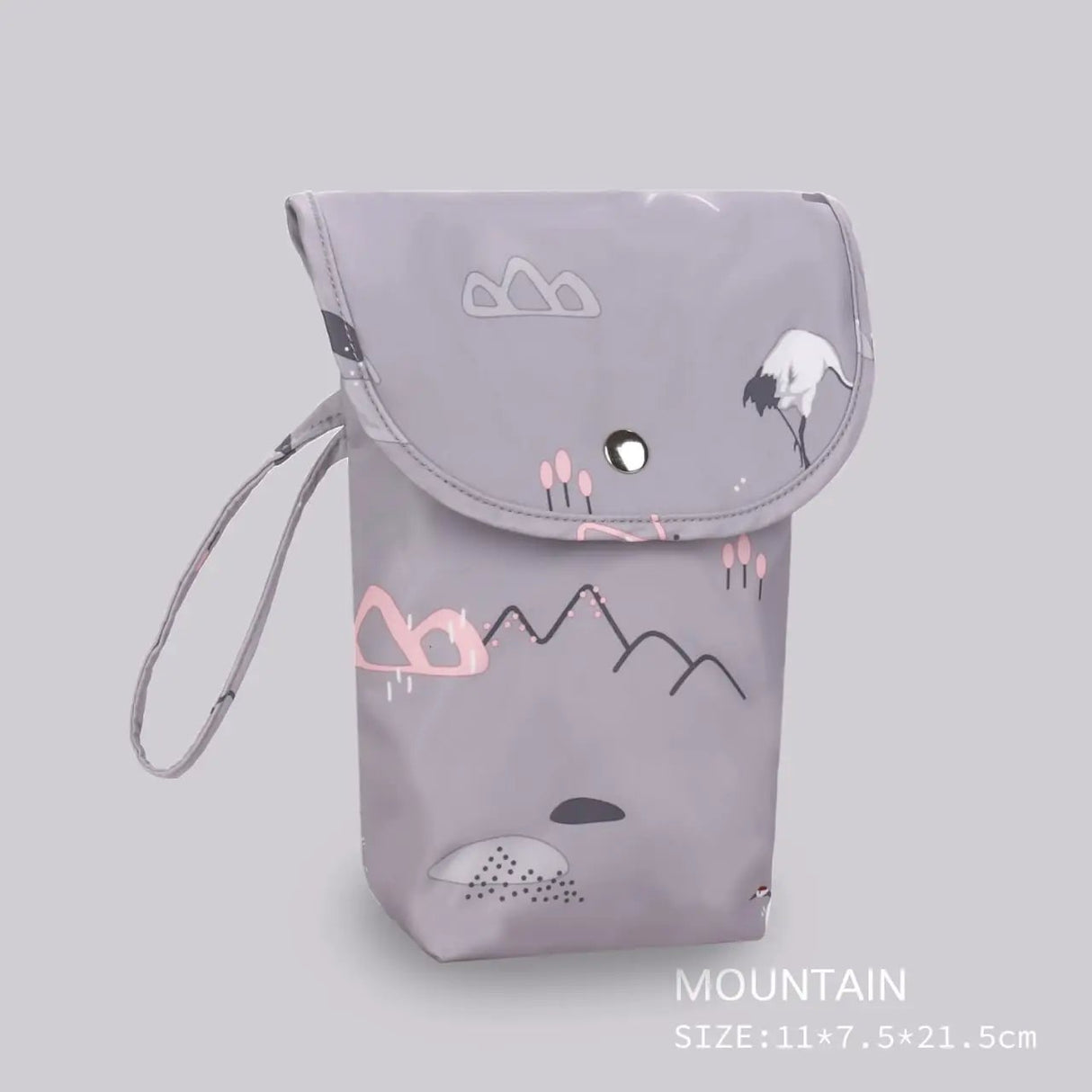 Waterproof Floral Diaper Pouch Baby Accessories Diaper Bag Organizers