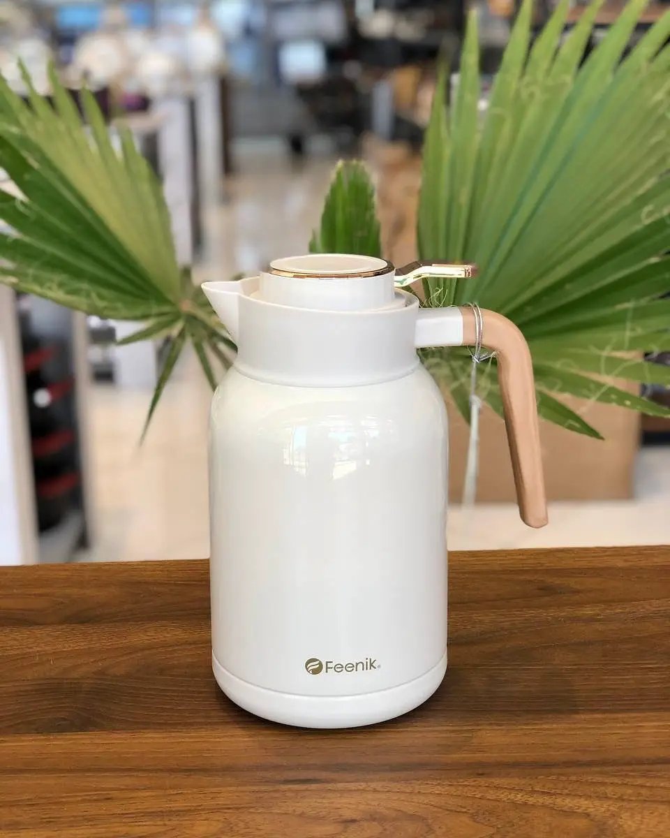 FEENIK 2L Vacuum Flask Unbreakable 24-Hour Hot Drinkware Thermoses