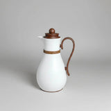 Pot Shaped Vacuum Flask Wood-Grain Handle 1.0L Kitchen & Dining Thermoses
