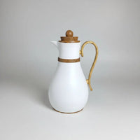 Pot Shaped Vacuum Flask Wood-Grain Handle 1.0L Kitchen & Dining Thermoses