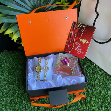 Ladies Gift Set – Watch Bracelet & Perfume Gifts & Sets Jewelry Sets