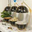 8L Egg-Shaped Round Hanging Chafing Dish Buffet Food Warmer Kitchen & Dining Chafing Dishes