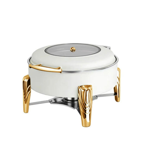 6L Square Hydraulic Stainless Steel Chafing Dish Buffet Kitchen & Dining Chafing Dishes