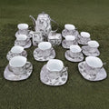 29-Piece Tea Set Kitchen & Dining Tea Sets