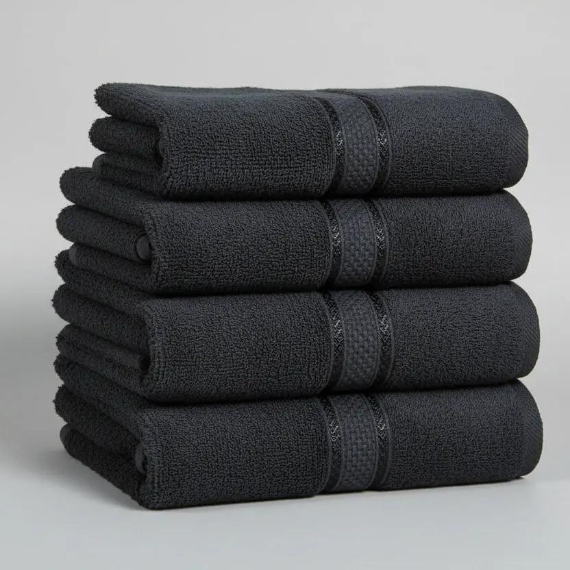 Camel Cotton Salon Towel Black Health & Beauty Hairdressing Capes & Neck Covers