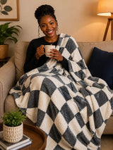 Luxury Textured Fleece Blanket 200x230cm Home & Living Throw Blankets