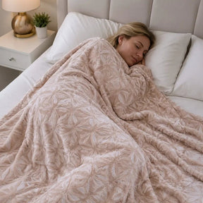 Luxury Textured Fleece Blanket 200x230cm Home & Living Throw Blankets