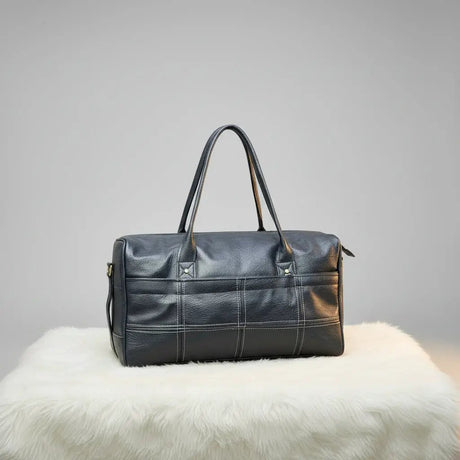 Leather Finish Duffel Travel Bag 62x32x28cm Outdoor & Travel Duffel Bags