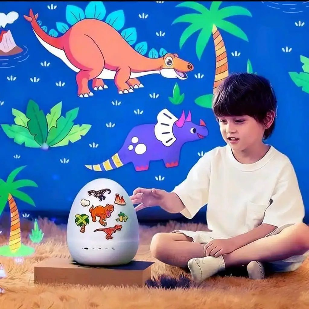 Dinosaur Egg Night Light Projector 360° 21 Effects Toys & Kids Night Light Projectors