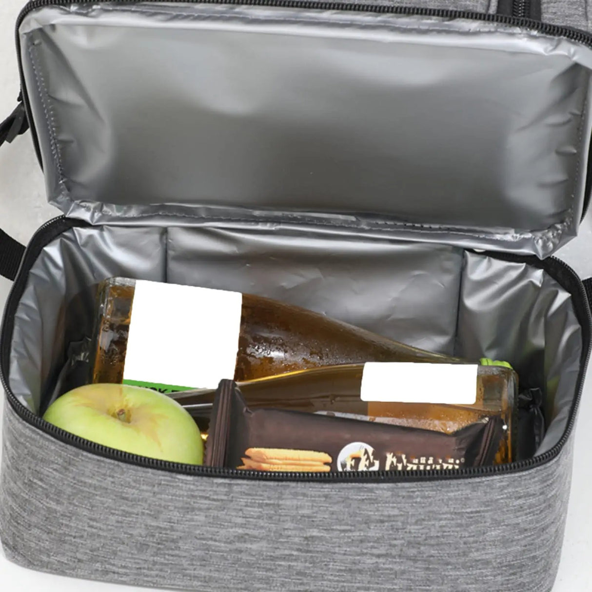 Double Compartment Insulated Lunch Bag Lunch Bag Lunch Bags