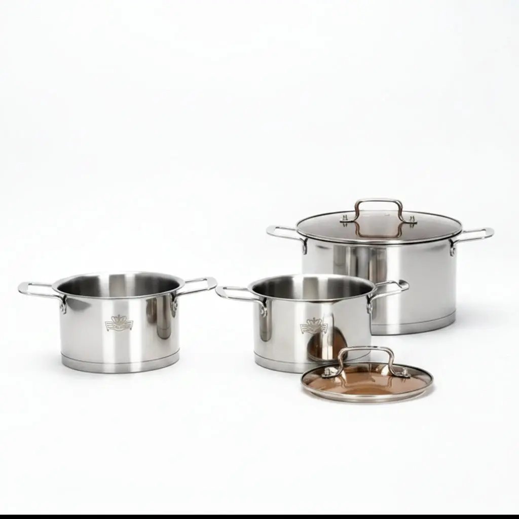 6-Piece Stainless Steel Cookware Set Cookware Cookware Sets