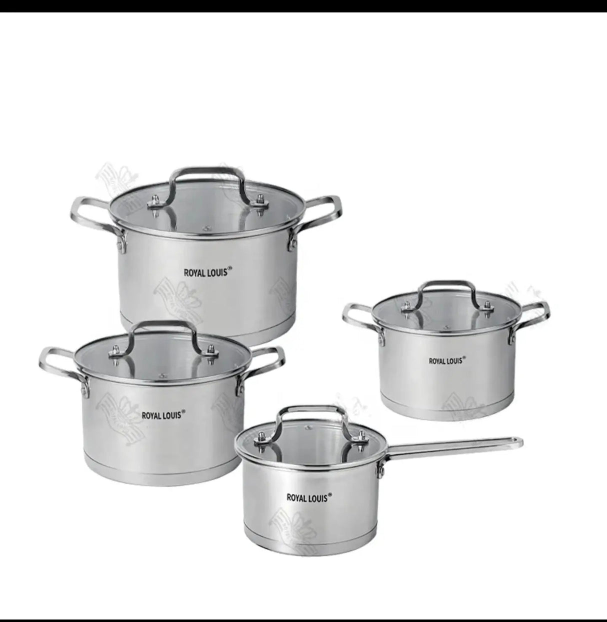 Royal Louis 8-Piece Stainless Steel Cookware Set Cookware Cookware Sets