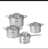 Royal Louis 8-Piece Stainless Steel Cookware Set Cookware Cookware Sets