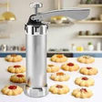 Stainless Steel Cookie & Biscuit Maker 24-Pattern Baking Tools Cookie Presses