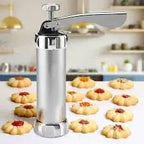 Stainless Steel Cookie & Biscuit Maker 24-Pattern Baking Tools Cookie Presses