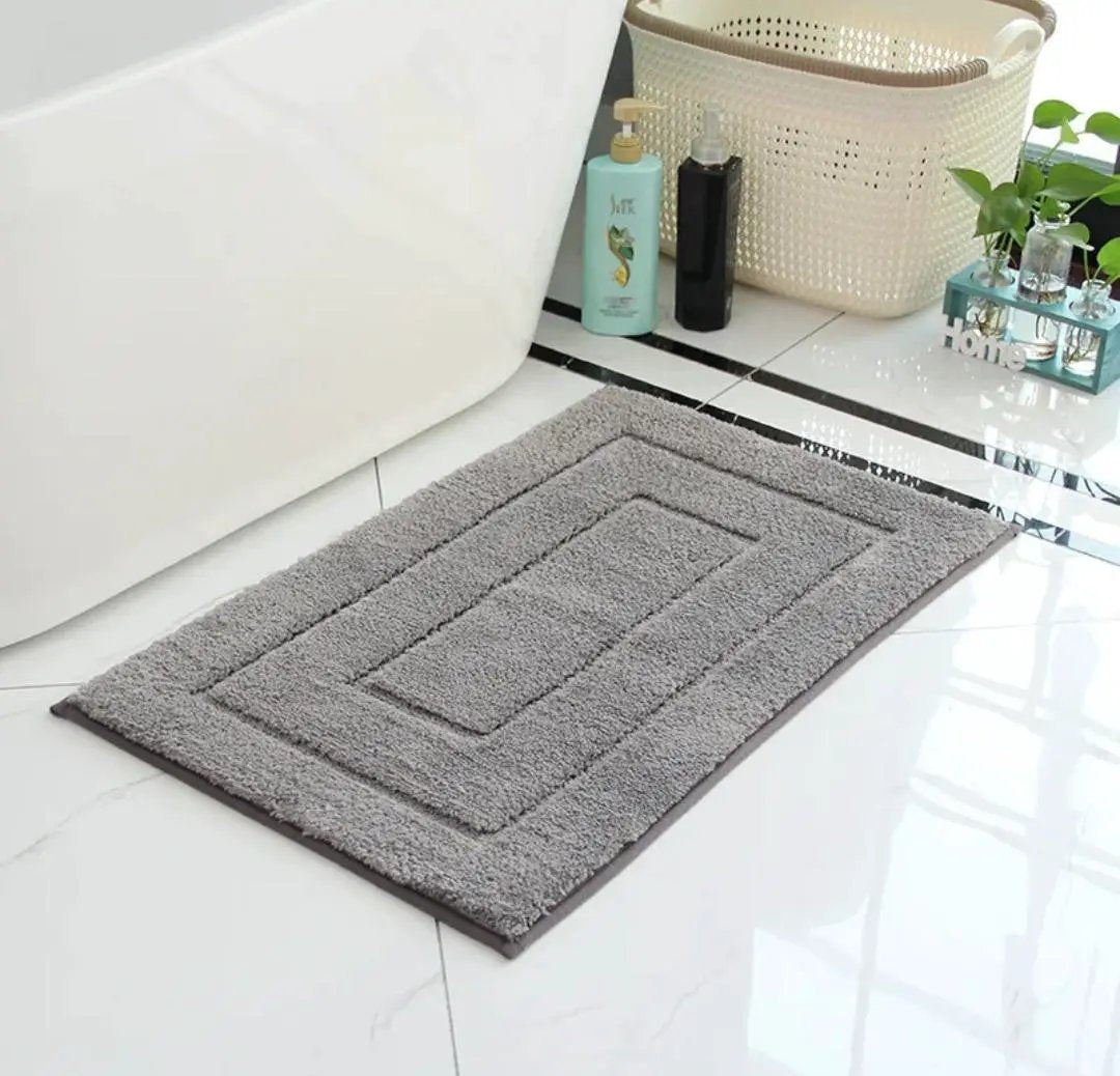 Flocking Bathroom Doormat Bathroom Door Mats