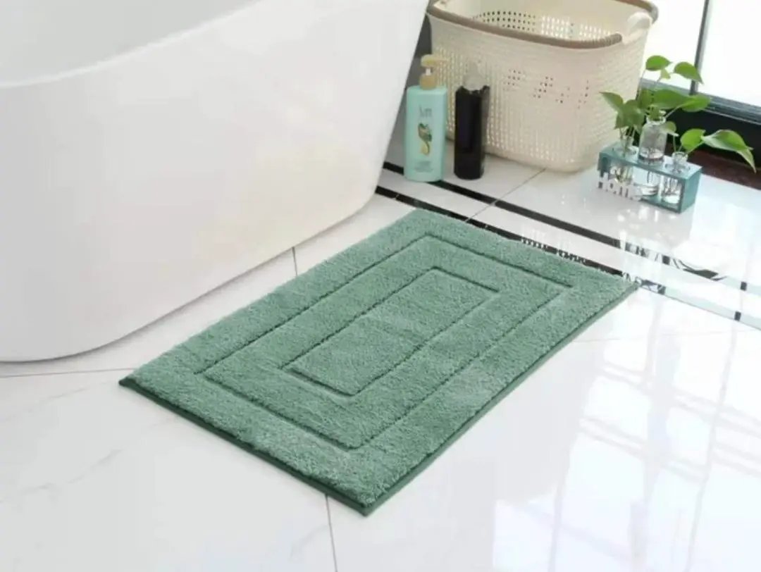 Flocking Bathroom Doormat Bathroom Door Mats