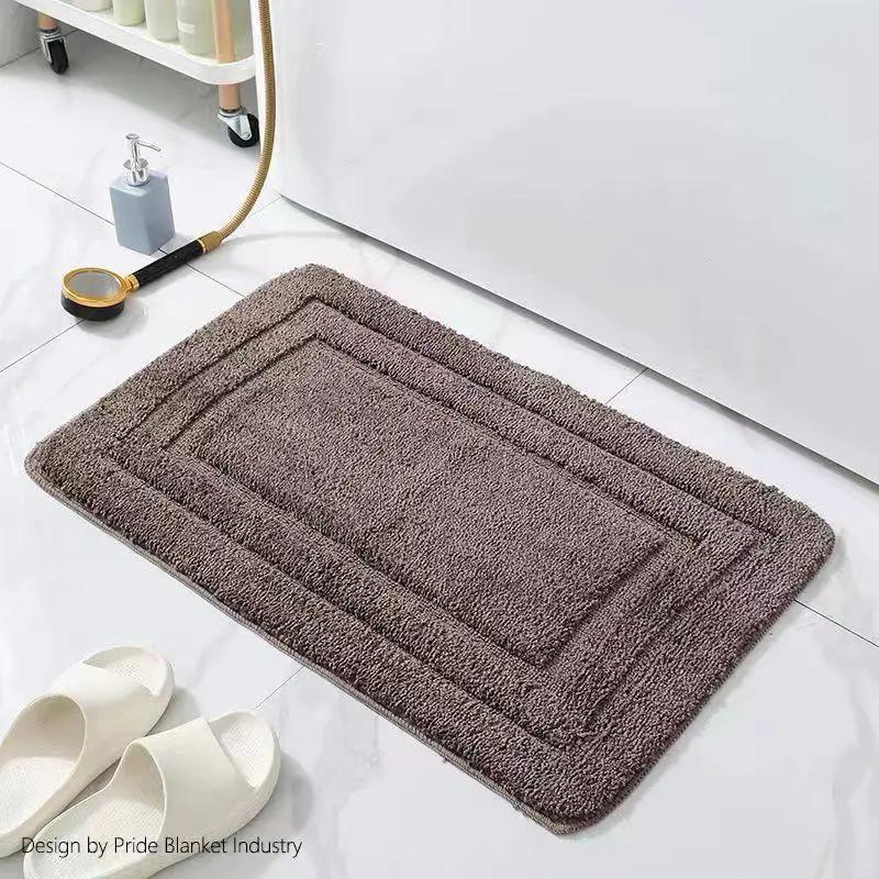 Flocking Bathroom Doormat Bathroom Door Mats