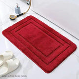 Flocking Bathroom Doormat Bathroom Door Mats