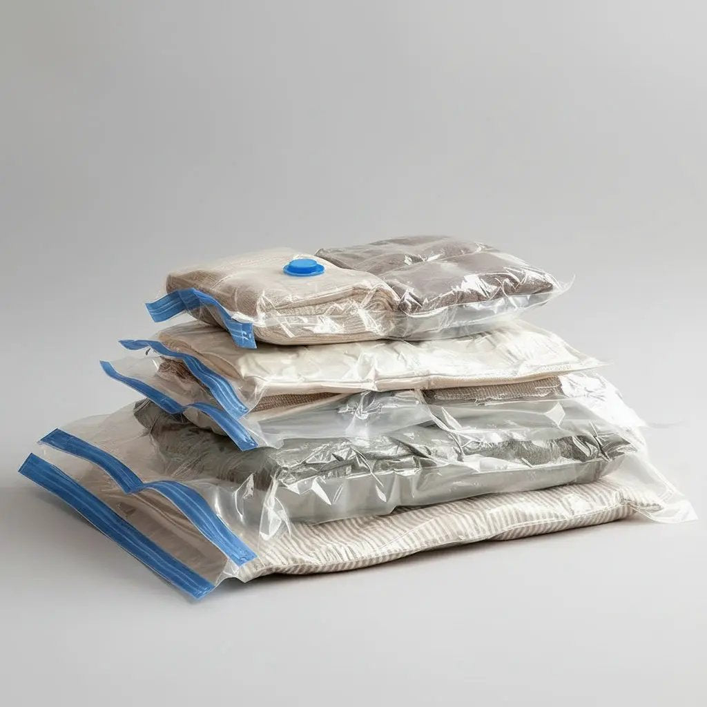 Vacuum Storage Bags with Pump 5pcs Storage & Organisation Household Storage Bags