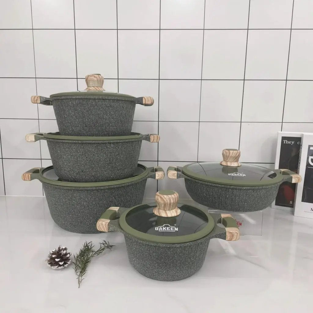 10-Piece Granite Non-Stick Cookware Set Cookware Cookware Sets