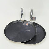 Triple S/S Non-Stick Flat Skillet Griddle Pan Cookware Griddles & Grill Pans