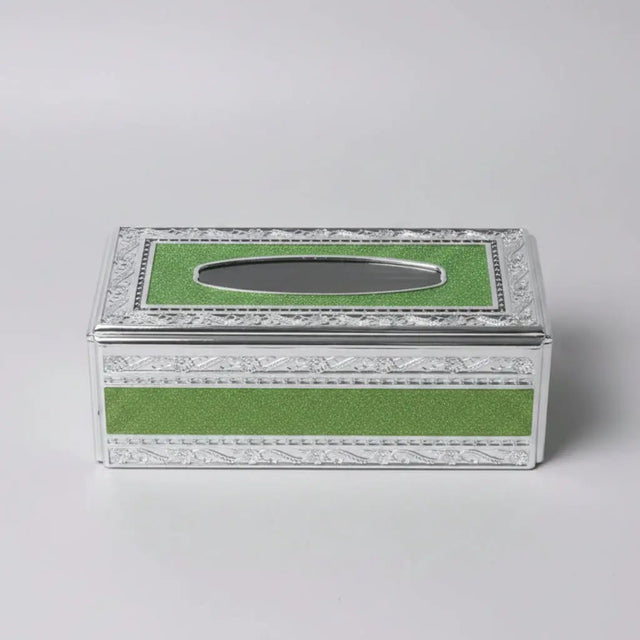 Rectangular Metallic Serviette Box Holder Home Accessories Facial Tissue Holders