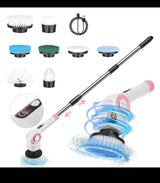 11-in-1 Electric Spin Scrubber Cleaning Appliances Scrub Brushes