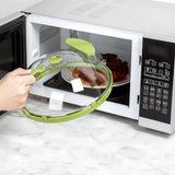 Microwave Splatter Cover with Vent & Handle Kitchenware Splatter Covers