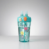 Cartoon Themed Partitioned Water Bottle Kids & Travel Water Bottles