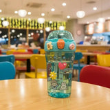 Cartoon Themed Partitioned Water Bottle Kids & Travel Water Bottles
