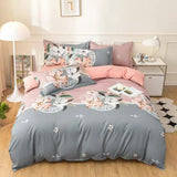 Printed Cotton Duvet Cover Set 6x6 Bedding Duvet Covers