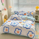 Printed Cotton Duvet Cover Set 6x6 Bedding Duvet Covers