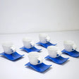 Fancy Coloured Espresso Cup & Saucer Kitchenware Coffee Sets