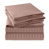 Luxury Cotton Striped Bedsheet Set Bedding Bed Sheets