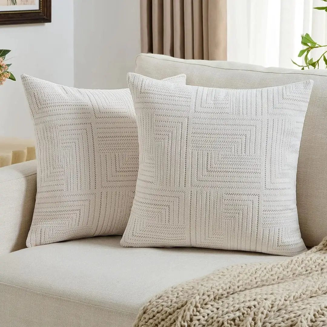 Chenille Jacquard Luxury Throw Pillow Cover Home Decor Chair & Sofa Cushion Covers