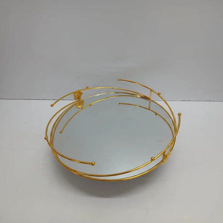 Nordic Vintage Marble Tempered Glass Decorative Tray Home Decor Decorative Trays