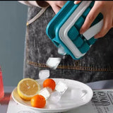 Silicone Ice Cube Mould 36-Cube Portable Kitchen & Storage Ice Cube Trays