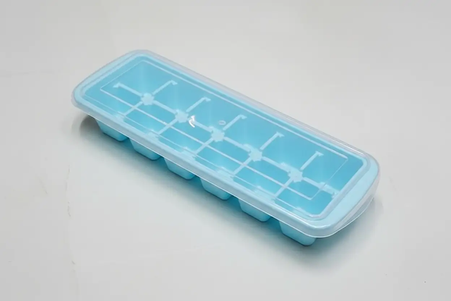 BPA-Free Plastic Ice Cube Tray 12-Cube Kitchen & Storage Ice Cube Trays