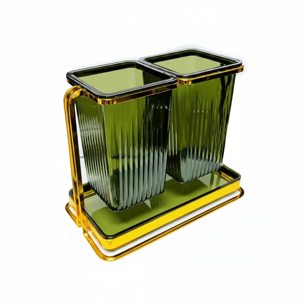 Double Cutlery Organiser Kitchen & Storage Flatware Trays