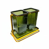 Double Cutlery Organiser Kitchen & Storage Flatware Trays