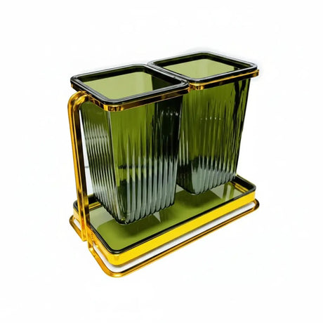 Double Cutlery Organiser Kitchen & Storage Flatware Trays