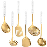 7-Piece Stainless Steel Spatula & Spoon Kitchen Set Kitchen & Storage Spatulas