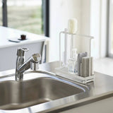 Carbon Steel Sink Organiser Rack with Soap Holder Kitchen & Storage Sink Caddies