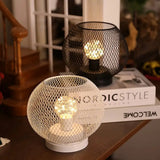 Decorative LED Iron Craft Night Table Lamp Home Decor Table Lamps