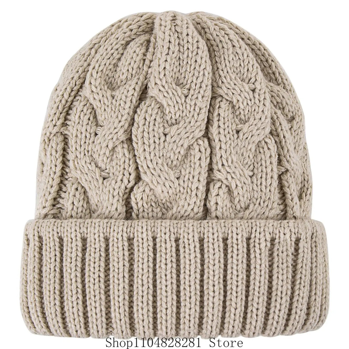 Pompom Knitted Plush Beanie Hat Fashion Accessories Beanies