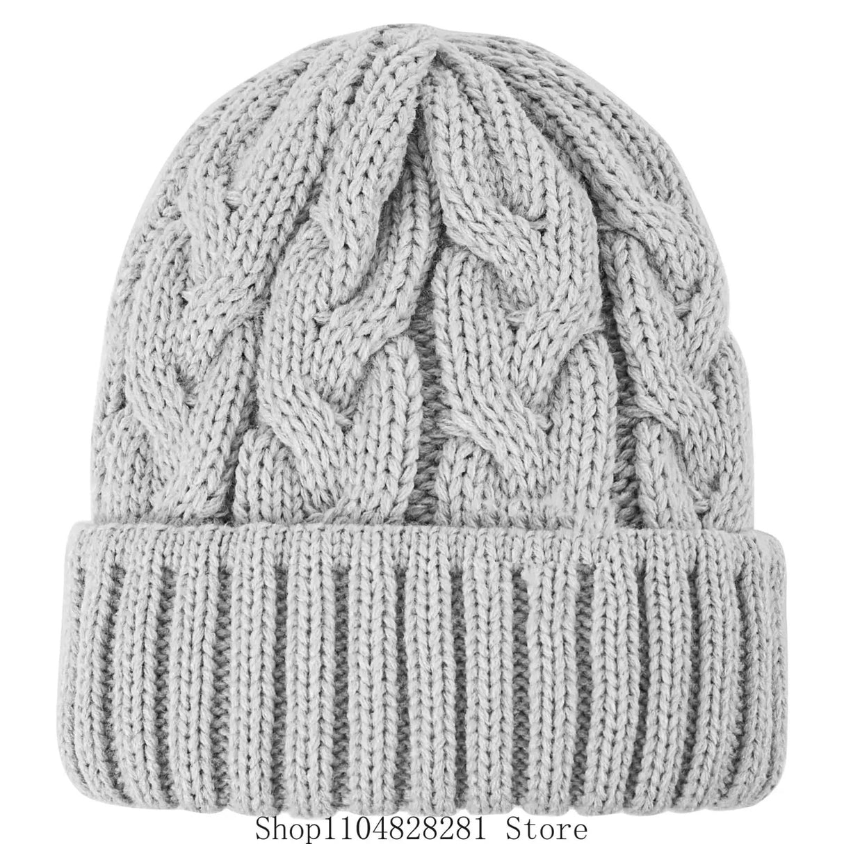 Pompom Knitted Plush Beanie Hat Fashion Accessories Beanies
