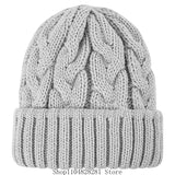 Pompom Knitted Plush Beanie Hat Fashion Accessories Beanies